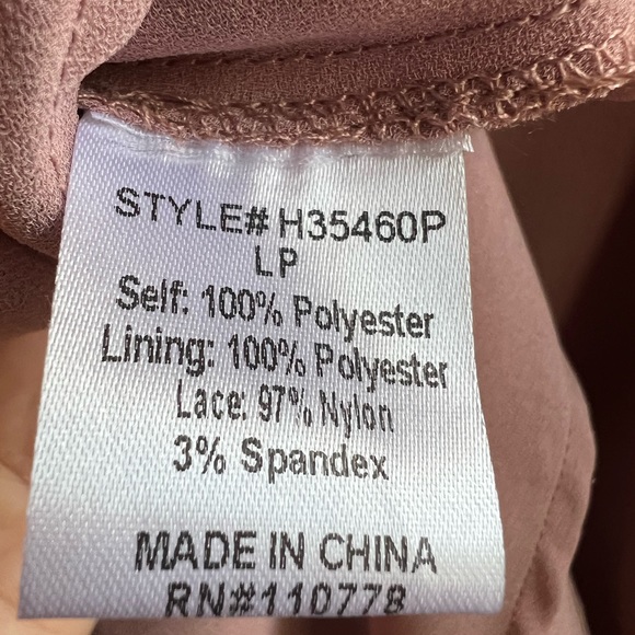 Stitch Fix mauve Lilla Bishop sleeve blouse - large petit - Picture 10 of 13